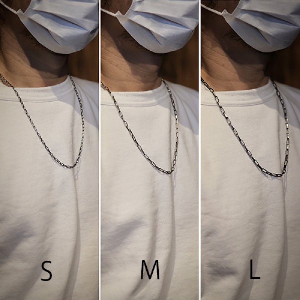 画像4: ホピ族 Loren Kootswatewa ハンドメイド シルバーチェーン M (4)