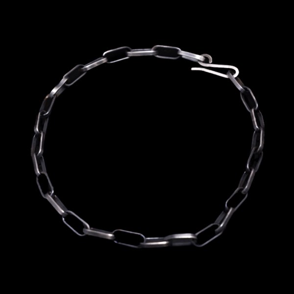 画像1: ホピ族 Loren Kootswatewa ハンドメイド シルバー ブレスレット (1)