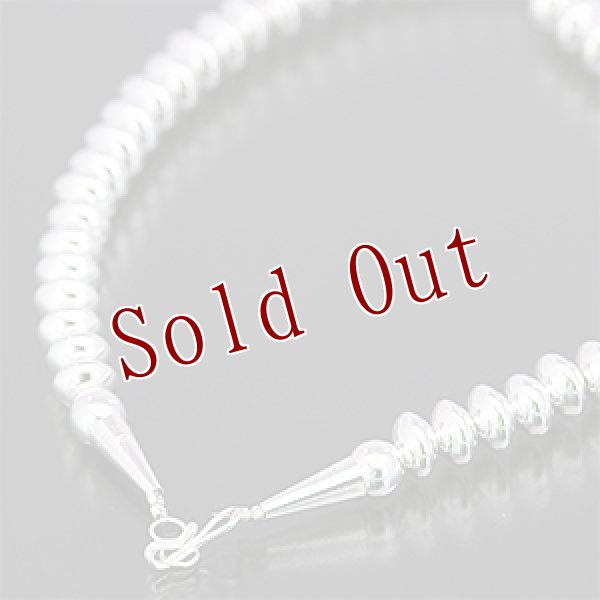 画像3: ナバホ族 ハンドメイド ビーズチェーン 62cm (3)