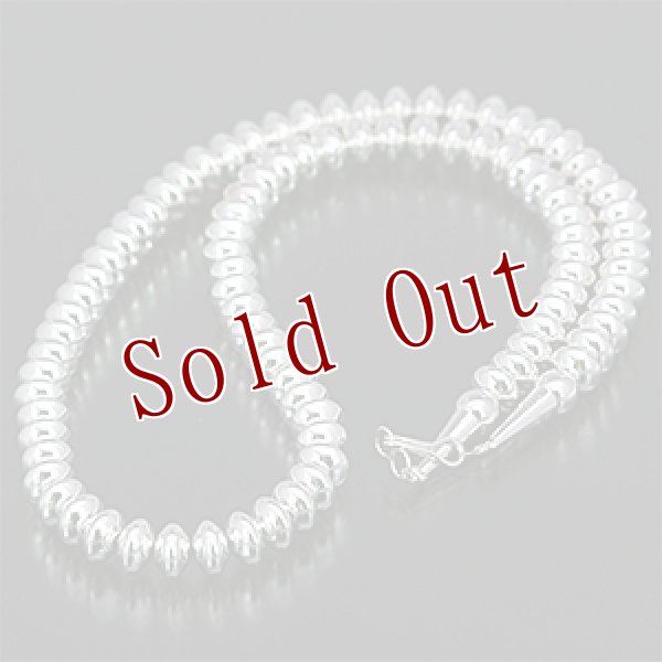 画像4: ナバホ族 ハンドメイド ビーズチェーン 62cm (4)