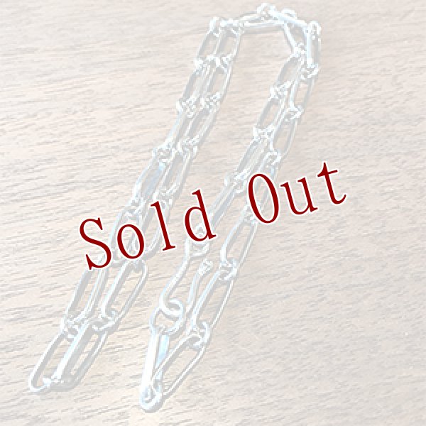 画像4: ナバホ族 Harvey Mace SS ハンドメイド チェーン 55cm (4)