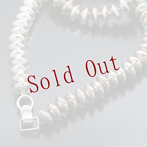 画像2: ナバホ族 ハンドメイド ビーズチェーン 51cm (2)