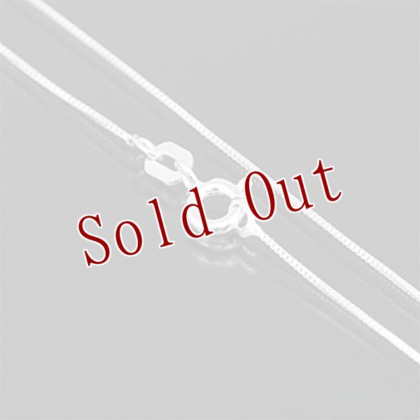 画像2: シルバー ベネチアンチェーン 0.8mm/50-45-40cm (2)