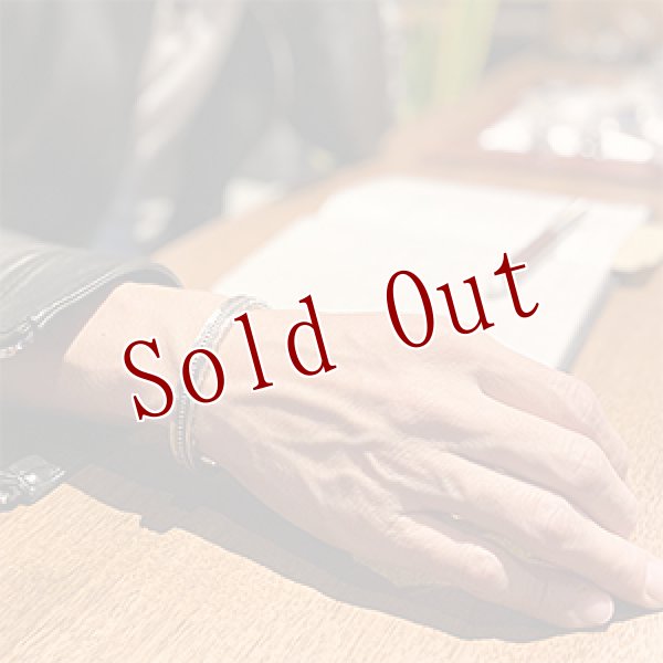 画像4: クリーク族 Jesse Robbins コインシルバー スクエア ヘビーゲージ バングル (4)