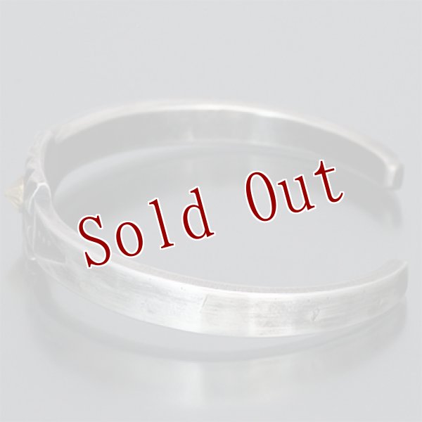 画像7: クリーク族 Jesse Robbins 18K サンバースト コインシルバー バングル  (7)