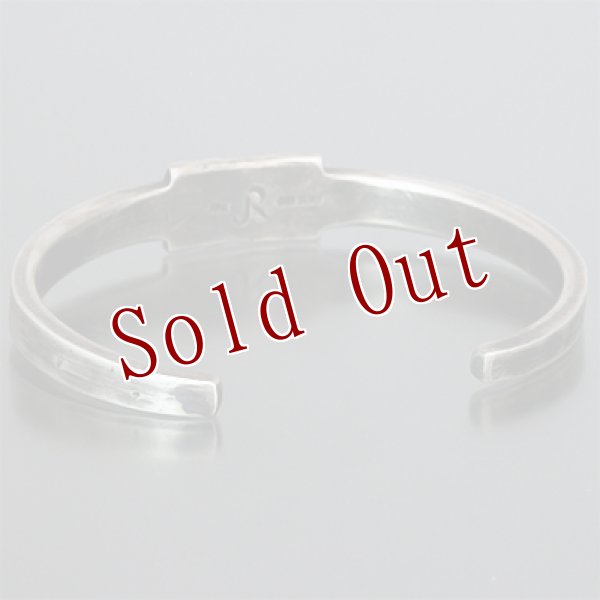 画像6: クリーク族 Jesse Robbins 18K サンバースト コインシルバー バングル  (6)