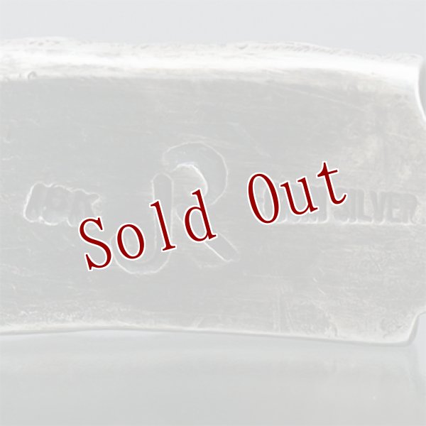 画像8: クリーク族 Jesse Robbins 18K サンバースト コインシルバー バングル  (8)