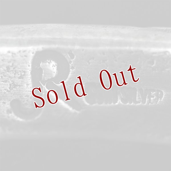 画像8: クリーク族 Jesse Robbins シャイアン コインシルバー フラットトップ スタンプ バングル (8)