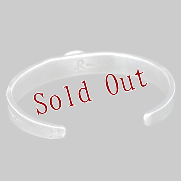 画像6: クリーク族 Jesse Robbins コインシルバー シャイアン サンダーバード バングル (6)