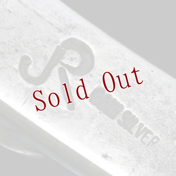 画像8: クリーク族 Jesse Robbins コインシルバー シャイアン サンダーバード バングル (8)