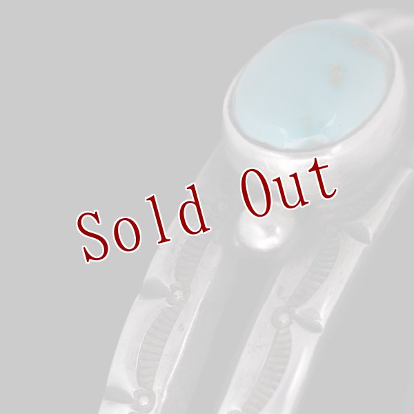 画像7: クリーク族 Jesse Robbins  Cheyenne  スプリット コインシルバー スタンプ バングル (7)