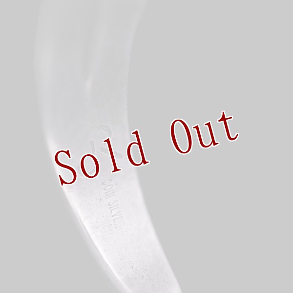 画像6: クリーク族 Jesse Robbins Cripple Creek コインシルバー スプリット バングル (6)