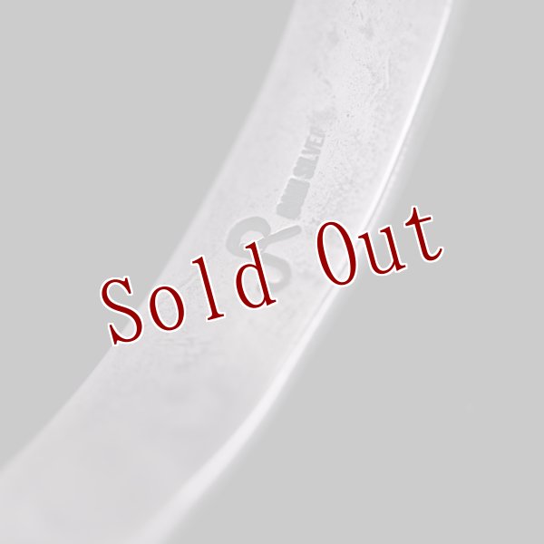 画像6: クリーク族 Jesse Robbins Harcross コインシルバー チゼル バングル (6)