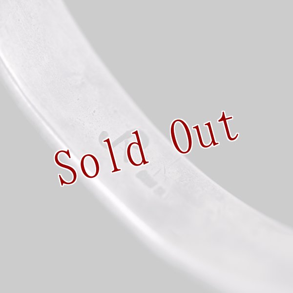 画像6: クリーク族 Jesse Robbins Harcross コインシルバー アロー/チゼル バングル (6)