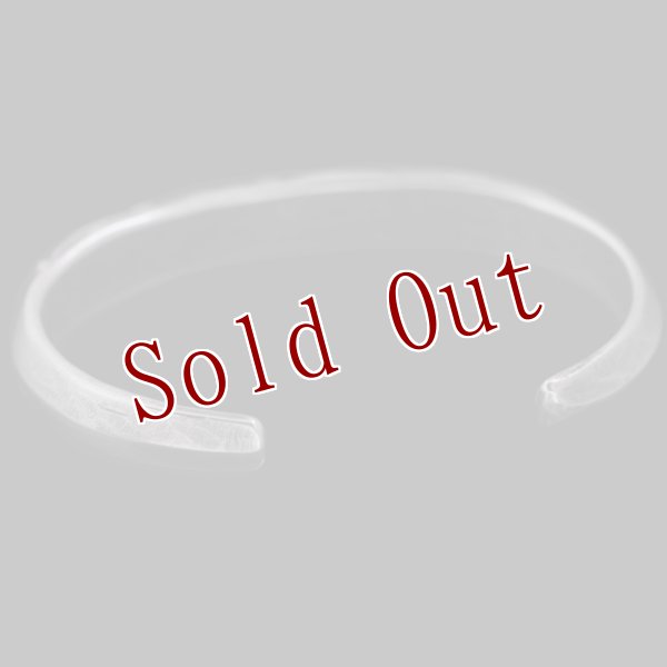 画像5: クリーク族 Jesse Robbins コインシルバー スタンプ トライアングル バングル (5)