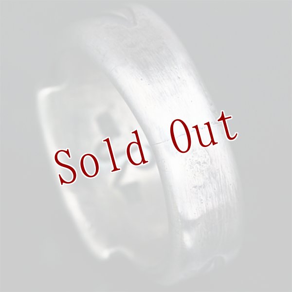 画像2: クリーク族 Jesse Robbins 18K サンバースト コインシルバー リング 14号 8.5号 (2)