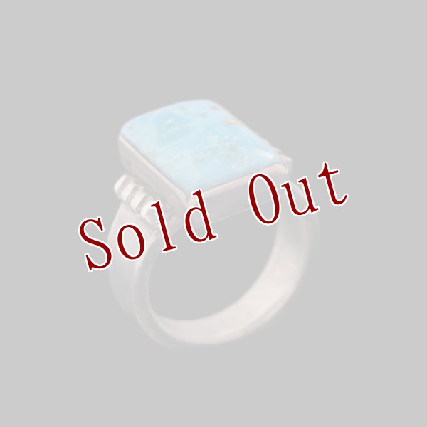 画像3: クリーク族 Jesse Robbins キングマン コインシルバー リング 17.5号 (3)