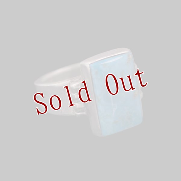 画像5: クリーク族 Jesse Robbins キングマン コインシルバー リング 17.5号 (5)