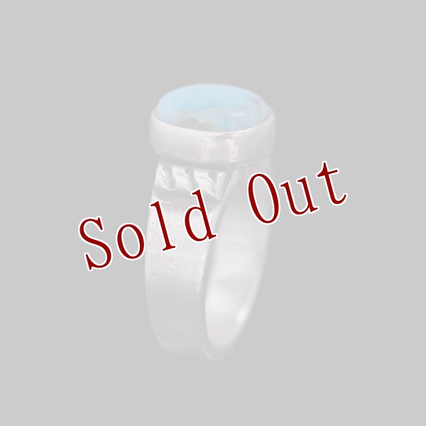 画像4: クリーク族 Jesse Robbins シャイアン コインシルバー リング 24号 (4)