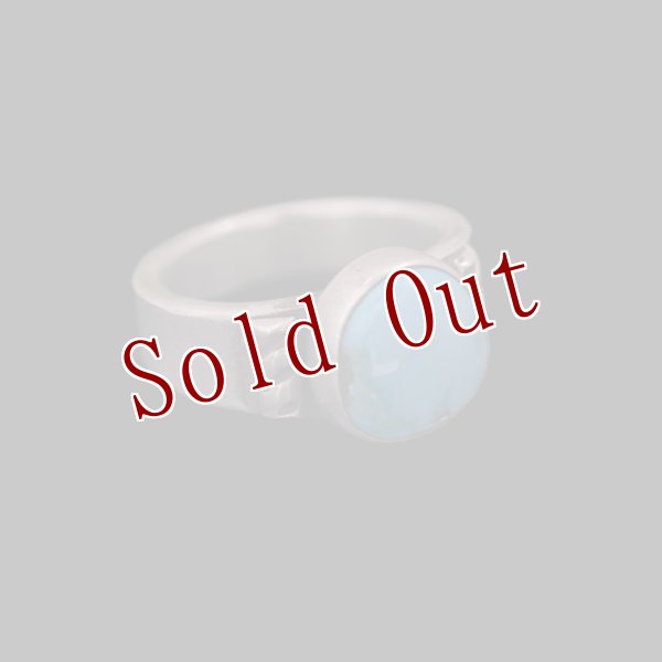 画像5: クリーク族 Jesse Robbins シャイアン コインシルバー リング 24号 (5)