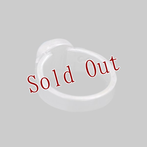 画像6: クリーク族 Jesse Robbins シャイアン コインシルバー リング 24号 (6)