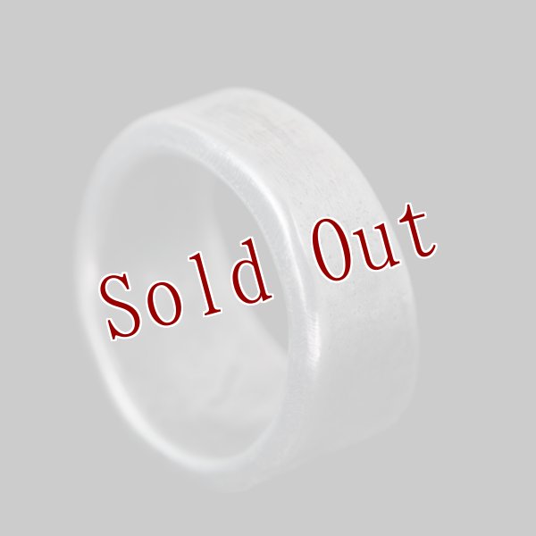 画像5: クリーク族 Jesse Robbins コインシルバー フラットトップ リング 12.5号 (5)