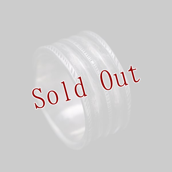 画像4: クリーク族 Jesse Robbins コインシルバー トリプルロープ リング 19.5号 (4)