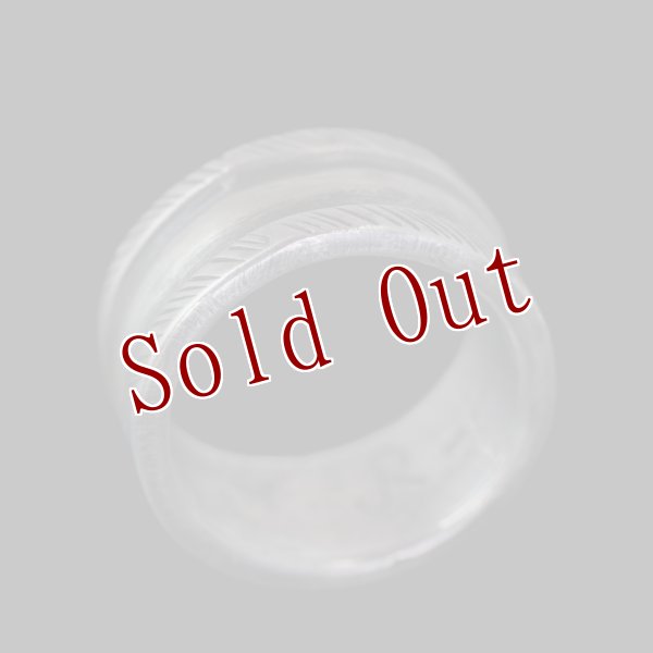 画像2: クリーク族 Jesse Robbins コインシルバー ダブルロープ リング 16.5号 (2)