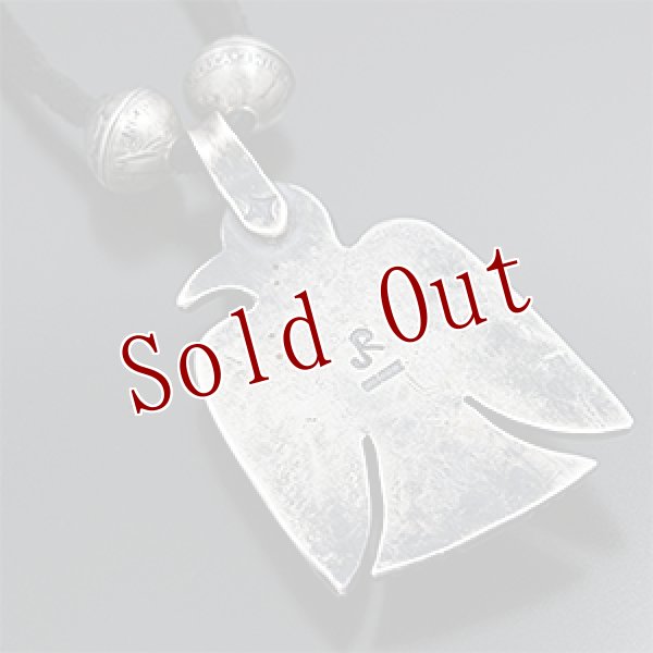 画像3: クリーク族 Jesse Robbins コインシルバー サンダーバード シャイアン ペンダント (3)