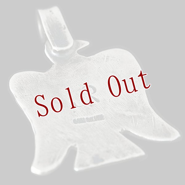 画像2: クリーク族 Jesse Robbins コインシルバー イーグル スタンプ ペンダント (2)