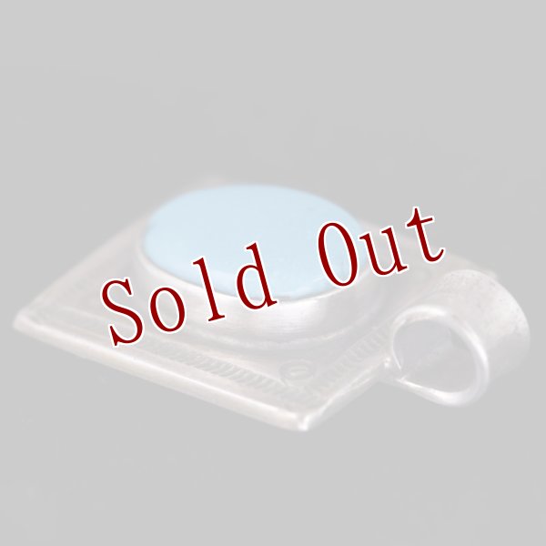 画像3: クリーク族 Jesse Robbins キャンデラリア コインシルバー スタンプ ペンダント (3)