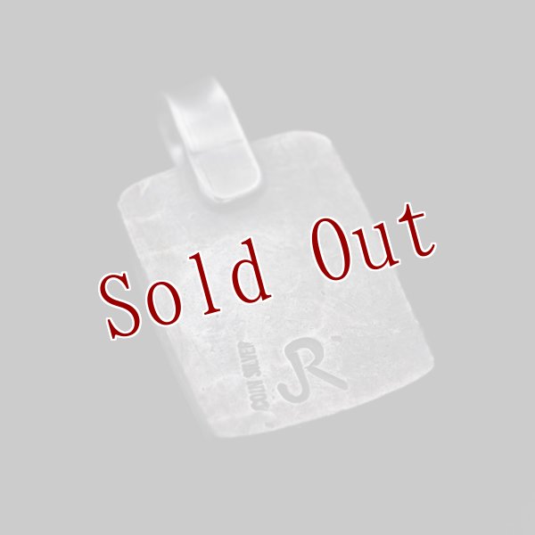 画像2: クリーク族 Jesse Robbins サンダーバード コインシルバー スクエア ペンダント (2)