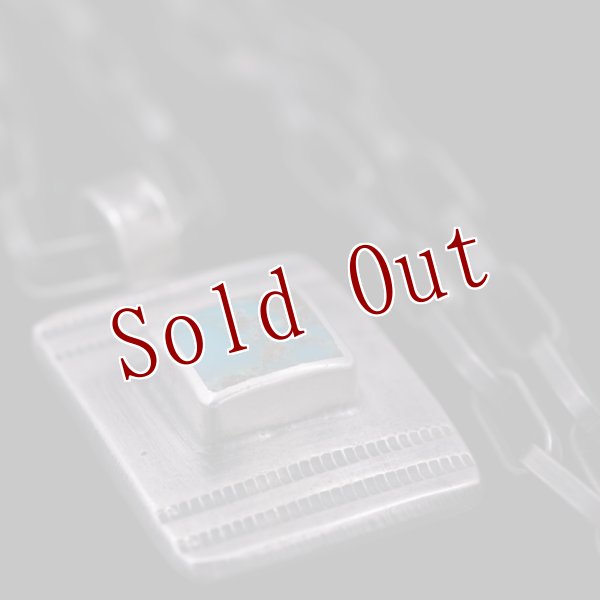 画像4: クリーク族 Jesse Robbins Fox コインシルバー スクエア ペンダント (4)