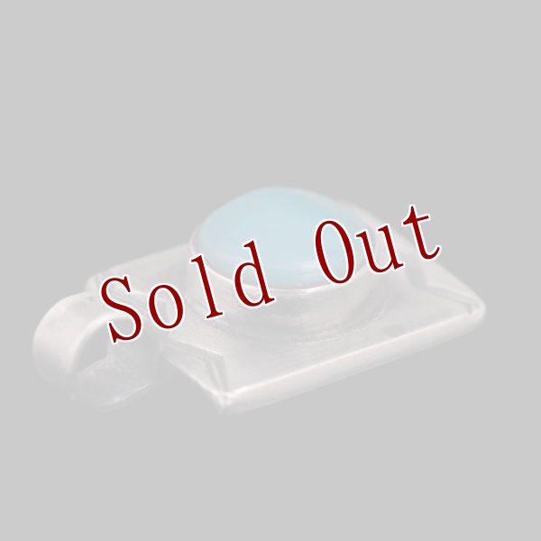 画像3: クリーク族 Jesse Robbins Fox コインシルバー スクエア ペンダント (3)