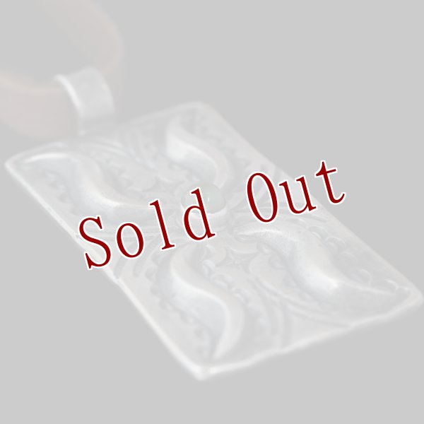 画像4: クリーク族 Jesse Robbins キャリコレイク ケトー コインシルバー シールド ペンダント (4)