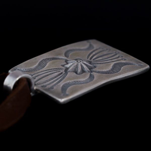 画像5: クリーク族 Jesse Robbins ケトー コインシルバー シールド ペンダント (5)