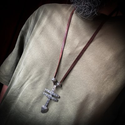 画像2: クリーク族 Jesse Robbins ドラゴンフライ コインシルバー ペンダント