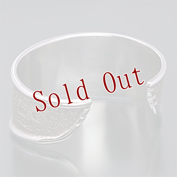 画像3: ホピ族 Marlin Honhongva 1 1/4” テーパー バングル (3)