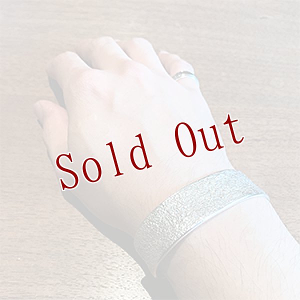 画像4: ホピ族 Marlin Honhongva 3/4” インサイドインレイ バングル (4)