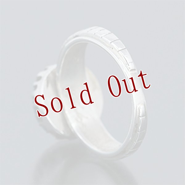 画像3: ホピ族 Marlin Honhongva イサカピーク ターコイズ リング 17号 (3)