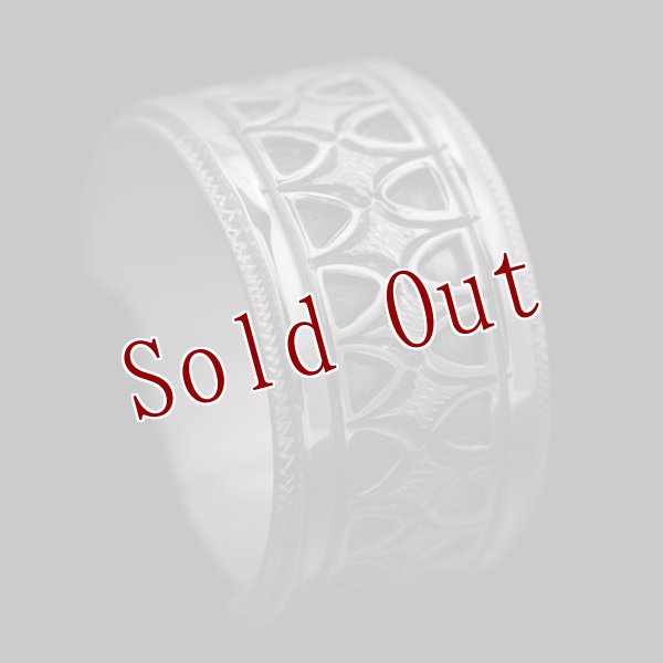 画像3: ホピ族 Emmett Navakuku ミルキーウェイ オーバーレイ リング 23.5号 (3)