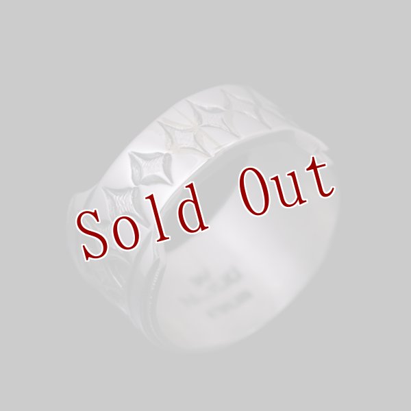 画像4: ホピ族 Emmett Navakuku ミルキーウェイ オーバーレイ リング 23.5号 (4)