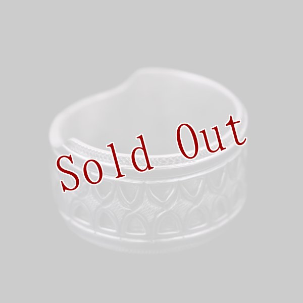 画像5: ホピ族 Emmett Navakuku ミルキーウェイ オーバーレイ リング 23.5号 (5)