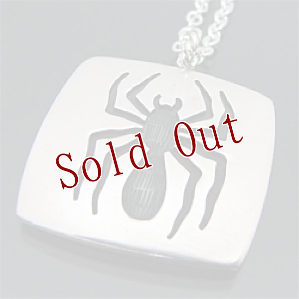 画像1: ホピ族 スパイダーモチーフ ネックレス (1)