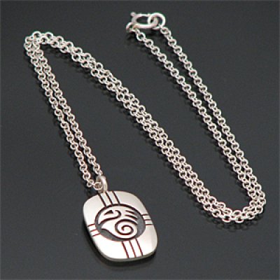 画像2: ホピ族 Weaver Selina ウォーターバード ネックレス