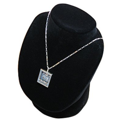 画像3: ホピ族 Vern Mansfield ベアー シャドーボックス ネックレス