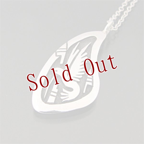 画像1: ホピ族 Sparky Masawytewa ハミングバード ネックレス (1)