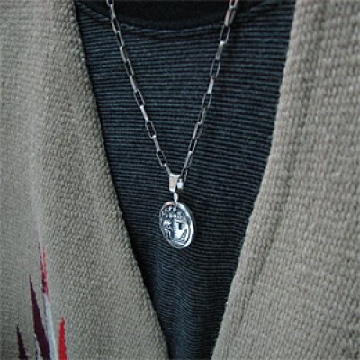 画像3: ホピ族 Cheryl Wadsworth ココペリ&メイズ リバーシブル ペンダント