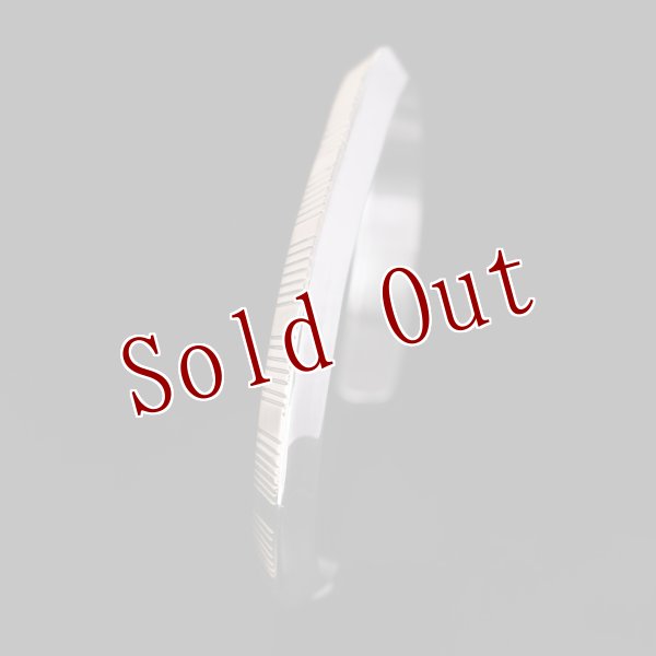 画像3: ナバホ族 Bruce Morgan #2TR ストライプ(14K)/プレーン(SS) バングル 【RIVER MAIL企画】 (3)