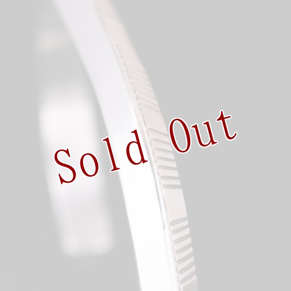 画像4: ナバホ族 Bruce Morgan #2TR ストライプ(14K)/プレーン(SS) バングル 【RIVER MAIL企画】 (4)